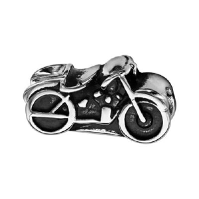Charms Thabora grand modèle pour homme en acier moto patinée