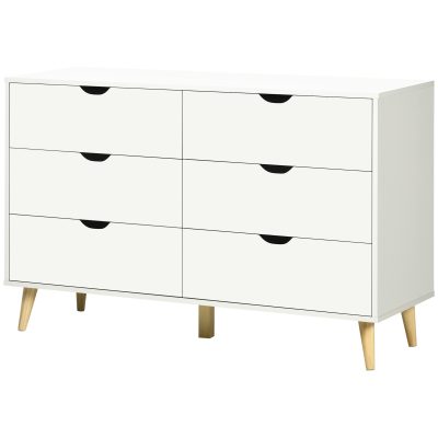 HOMCOM Wide Chest of Drawers