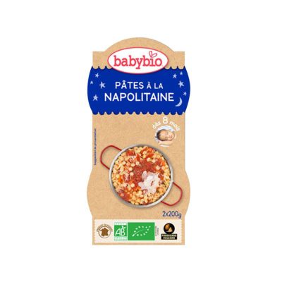 Bols de Pâtes à la Napolitaine et Tomate 2x200g - Multicolore