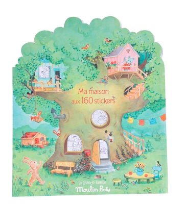 Cahier de coloriages et stickers La Grande Famille Moulin Roty