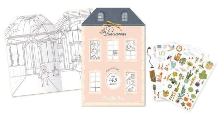 Cahier stickers les parisiennes Moulin Roty