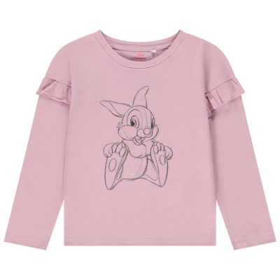 T-shirt manches longues en jersey Panpan Disney pour fille - Rose clair
