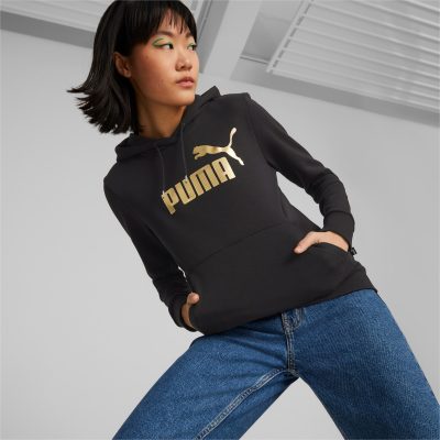 PUMA Hoodie avec logo en métal Essentials+ Femme