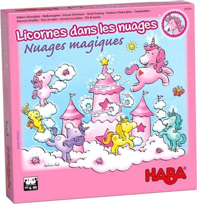 Jeu de coopération Licornes dans Les Nuages : Nuages Magiques Haba