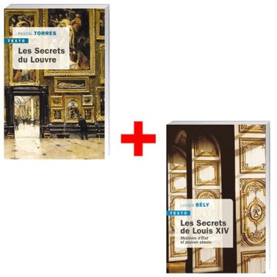 Lot de 2 ouvrages : Les Secrets du Louvre + Les Secrets de Louis XIV