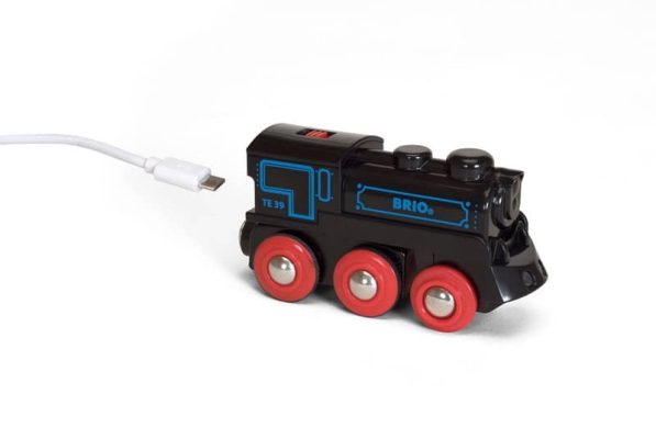 Locomotive rechargeable avec mini câble Brio