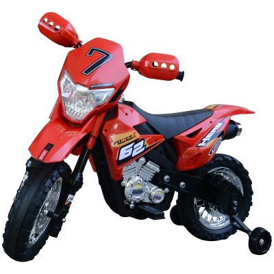 HOMCOM Motocross électrique 35 W enfant 3 à 6 ans dim. 109L x 52