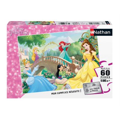 Puzzle 60 Pièces Après-Midi Entre Princesses Disney Nathan - Rose