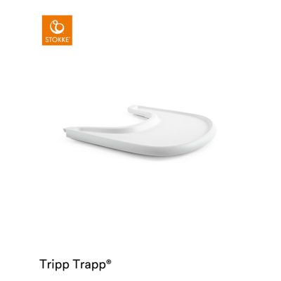 Plateau Tray pour chaise haute Tripp Trapp - Blanc - Blanc