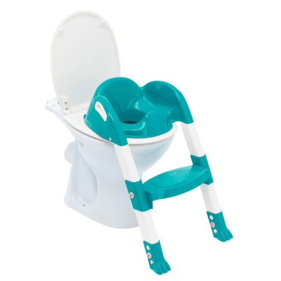 Réducteur de toilettes Kiddyloo - Vert émeraude - Vert émeraude/Blanc