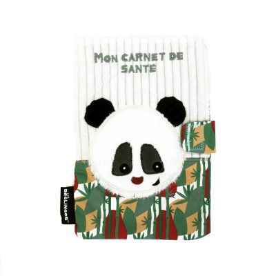 Protège carnet de santé - Rototos le Panda - Noir