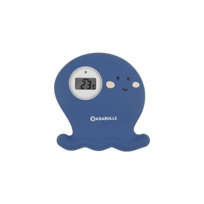 Thermomètre de bain digital - Pieuvre bleue - Bleu