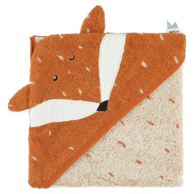 Cape de bain Mr Fox 75x75cm - Orange