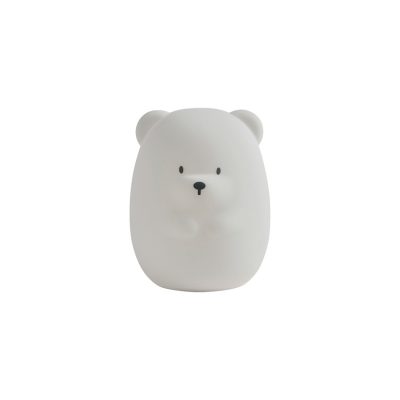 Veilleuse ours 16 cm - Blanc