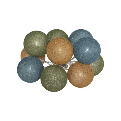 Guirlande lumineuse LED 10 boules - Army - Multicolore