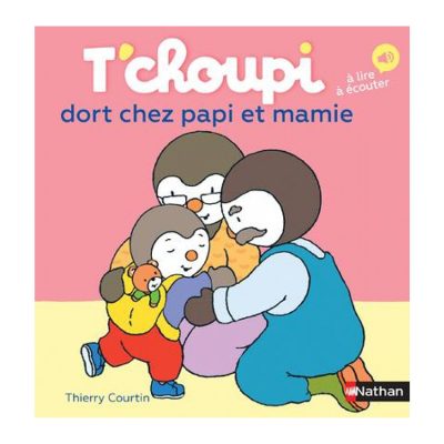 Livre T'Choupi dort chez Papi et Mamie - Multicolore