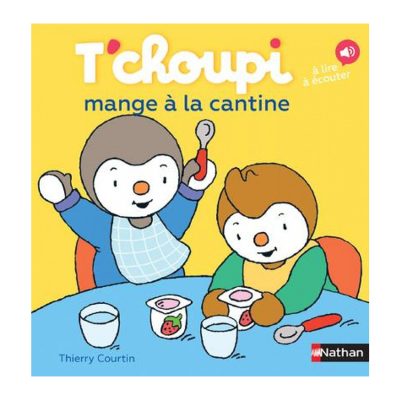 Livre T'Choupi mange à la cantine - Multicolore