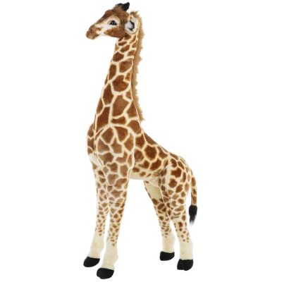 Peluche Girafe 135 cm - Brun/Jaune - Marron