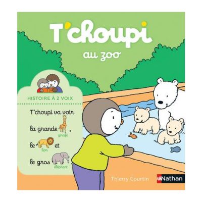 Livre T'Choupi va au Zoo - Multicolore