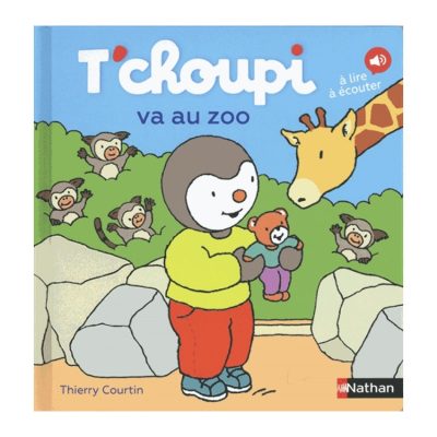 Livre T'Choupi va au Zoo - Multicolore