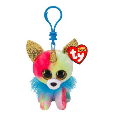Porte-clés Beanie Boo's Clip Yips le Chihuahua - Multicolore