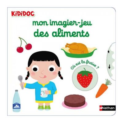 Livre Mon imagier-jeu des Aliments - Multicolore