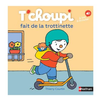 Livre T'Choupi fait de la trottinette - Multicolore