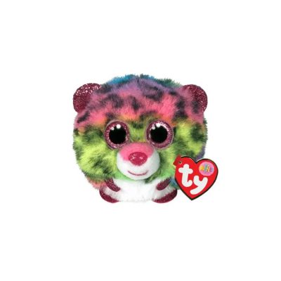 Petite peluche Puffies - Dotty le léopard - Multicolore