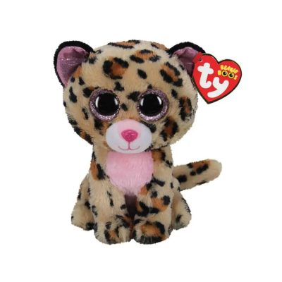 Peluche Beanie Boo's 15 cm - Livvie le léopard - Multicolore