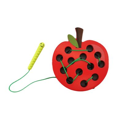 Pomme à Lacer Montessori - Rouge