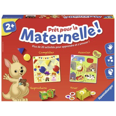 Jeux de Connaissances Jeu Educatif Prêt Pour La Maternelle ! - Rouge