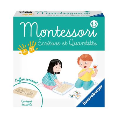 Jeux de Connaissances Montessori - Ecriture et Quantités - Blanc