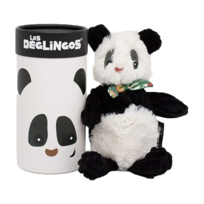 Petite peluche Simply - Rototos le Panda en boîte - Noir