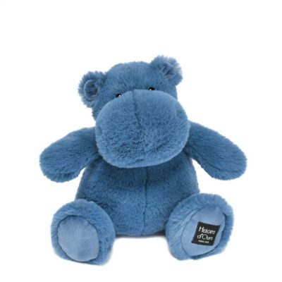 Peluche Hippopotame Hip'Blue 25 cm - Bleu - Bleu