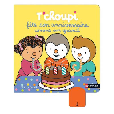 Livre T'choupi fête son anniversaire comme un grand - Multicolore