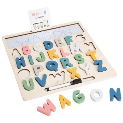 Puzzle alphabet avec cartes - Multicolore