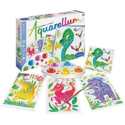 Aquarellum junior - Dinosaures - Multicolore