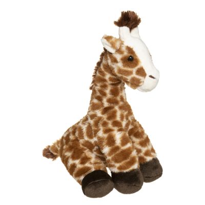 Peluche girafe 28 cm - Marron