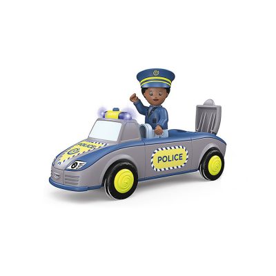 Véhicule 3 parties à assembler voiture de police Tom Trusty - Bleu marine