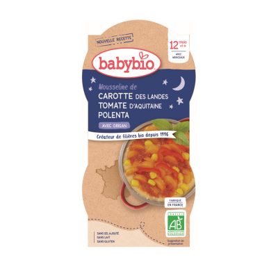 Bols de Mousseline de Carotte avec Tomate