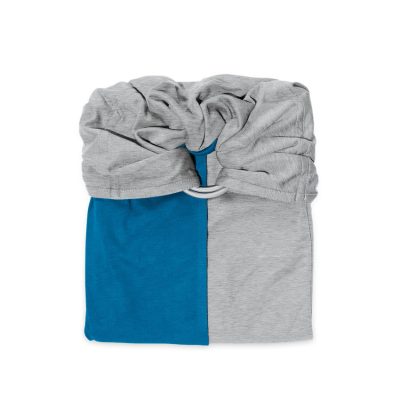Sling - Petite écharpe sans noeud - Gris / Bleu Canard - Gris