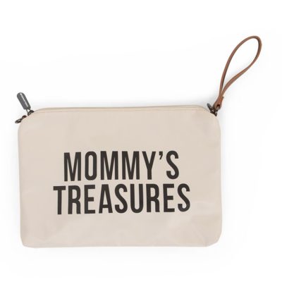 Pochette Mommy Clutch - White/Black  - Blanc/Noir