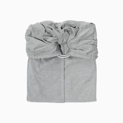 Petite écharpe de portage sans noeud - Gris chiné - Gris