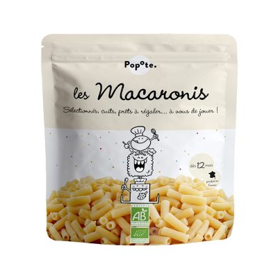 Assiette macaronis - 100g - Blanc