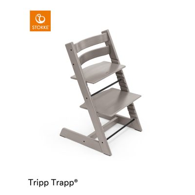 Chaise haute évolutive Tripp Trapp en bois de chêne - Gris - Gris