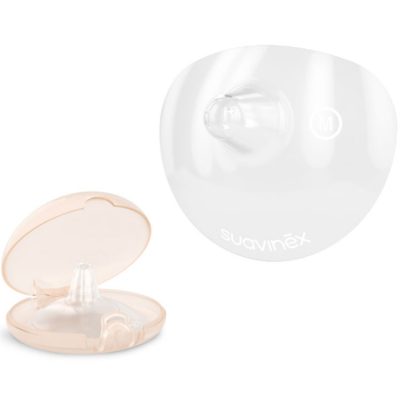 Protège mamelons 2 bouts de sein en silicone - Taille M - Transparent