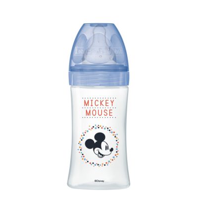 Biberon anti-colique Disney Mickey 270 ml 0-6 mois – Bleu - Bleu