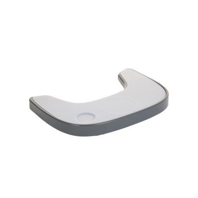 Tablette pour chaise haute Evolu + napperon en silicone - Anthracite - Gris