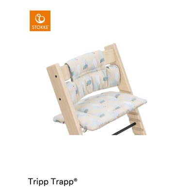 Coussin pour chaise haute Tripp Trapp - Birds Blue - Birds Blue