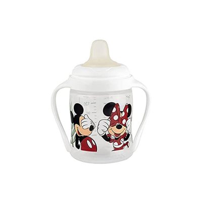 Tasse d'apprentissage Mickey et Minnie - 150 ml - Transparent